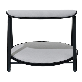 full image Footstool(Velvet Light Gray, Velvet Blue, Mesh Gray)