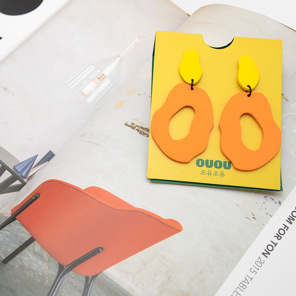 Peanut earrings
