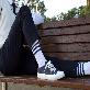 detail image4 5-Color 3-Stripe Cotton Athletic Socks