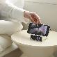 detail image1 15W Mini Square Wireless Charging Stand Alarm Clock