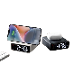full image 15W Mini Square Wireless Charging Stand Alarm Clock