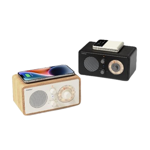 Classic Dial Wireless Charging Radio Speaker | bluetooth speaker, speaker, wireless charger, bluetooth speaker, speaker, wireless charger