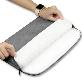 detail image3 FLUX  laptop pouch slim canvas for 13 inch  and 15 inch  (gray, navy)
