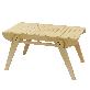 full image leeo wood shelf walnut color