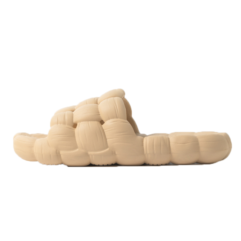 [YourHome] Quilted Bathroom Slippers for Men & Women & Couple, 2 colors (Charcoal Grey, Beige)