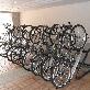 detail image2 Iron Plate Foldable One-Stair Inclined Rack