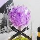 detail image1 LED purple glass dome mood light attractive color
