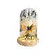 full image LED Monroe Rose Flower Glass Dome Mood Light White Rose