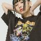 detail image2 VINTAGE WASHING GOOSEBUMPS T-shirts BLACK