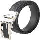 full image LineFit Men's Leather Belt_Casual Dress Classic Jean Adjustable Automatic Stretch Buckle N03 (Sizes