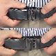 detail image1 LineFit Men's Leather Belt_Casual Dress Classic Jean Adjustable Automatic Stretch Buckle N03 (Sizes