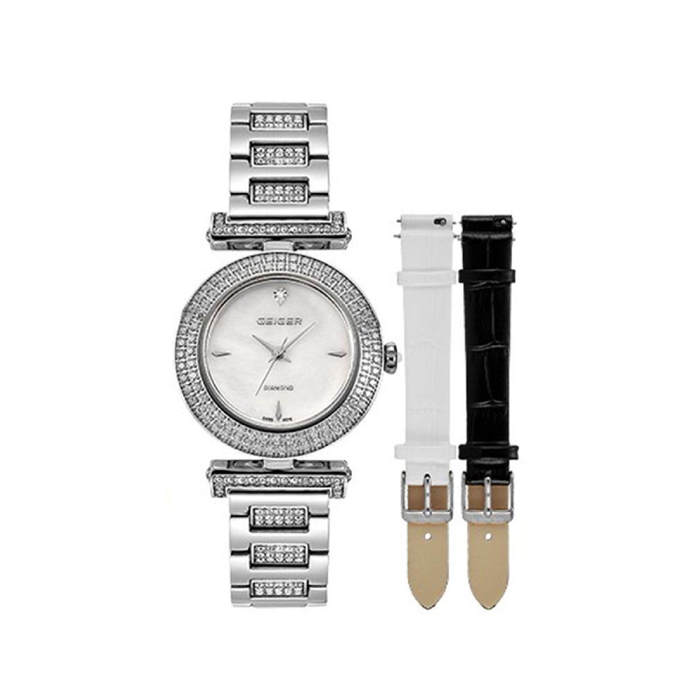 Geiger GE1246 Natural Malachite Mesh Watch