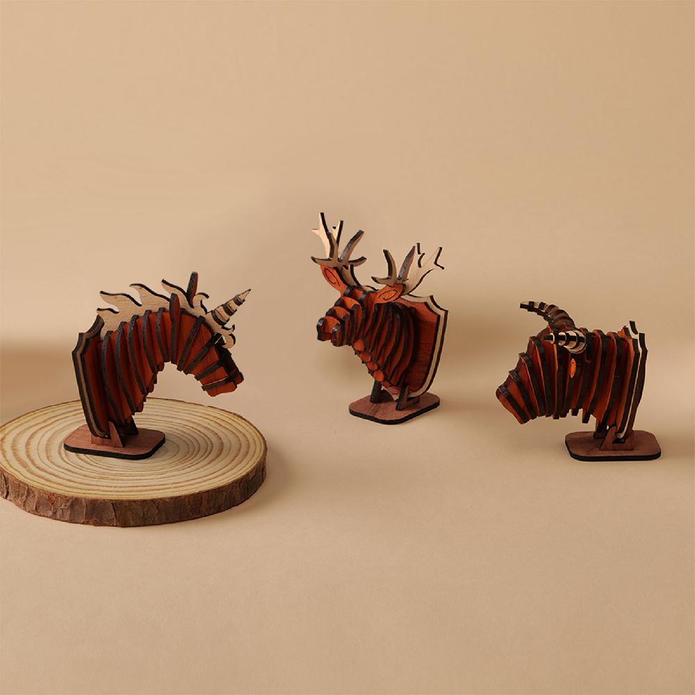 Wooden Diffuser Holder (for Vehicles & Home Decor) / Buffalo, DIY Type(Assembly)
