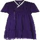 full image LEESLE Ylang Summer Chiffon Short Sleeves Women Hanbok Long Dress
