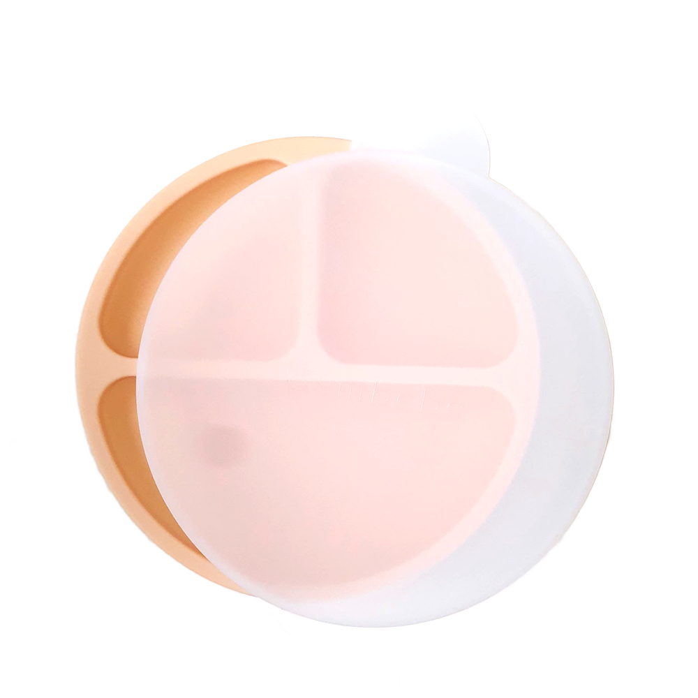 Silicone suction plates with lid
