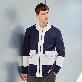 detail image1 [CUSTOMUS] Waist scheme preppy neoprene jacket CXS23SKCD277