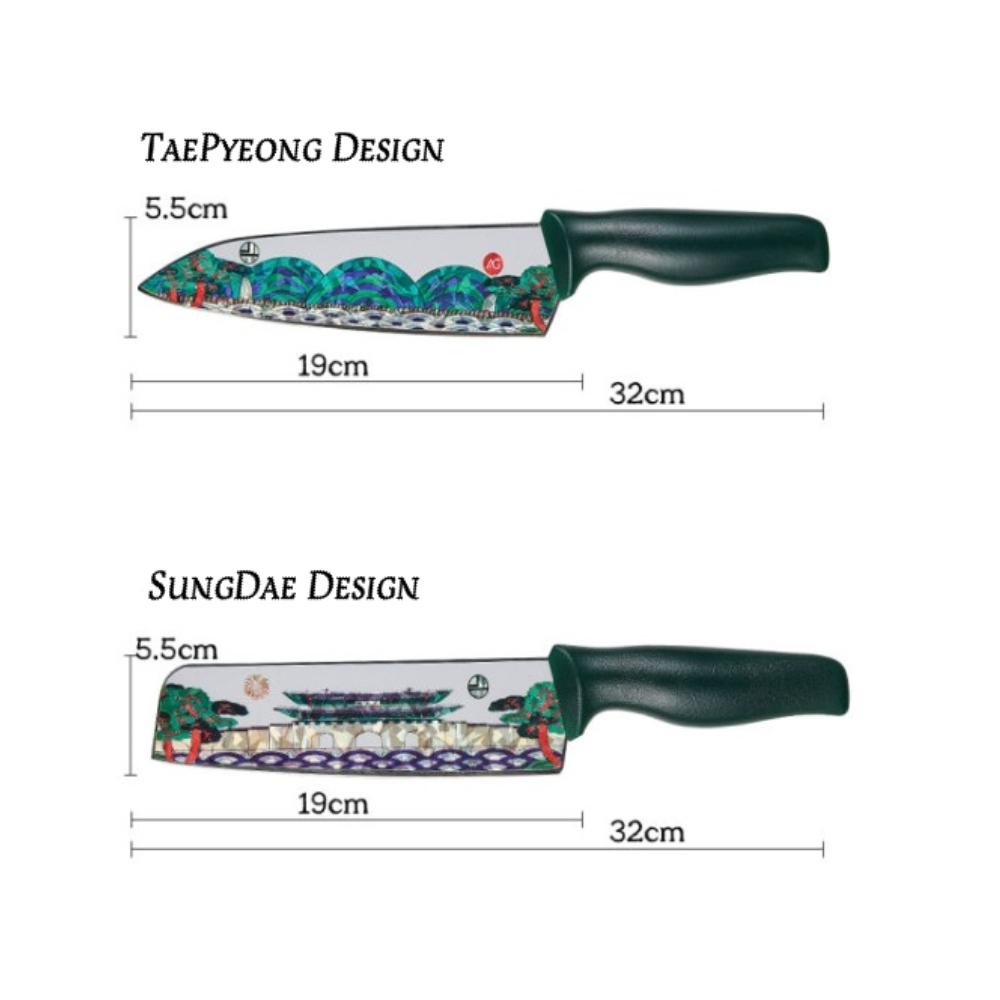 TWTP Korean Traditional Designed Kitchen Knife 1P_ TaePyeong Design 1.17lbs(530g)