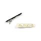 full image flower nacre hair clip
