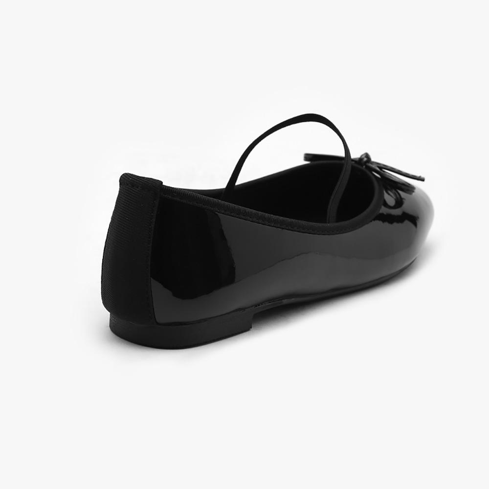 Erino Enamel Ribbon Maryjane Flats (1cm)