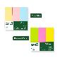 full image [1x3 Inches] Color Mix Index Sticky Notes, Page Markers