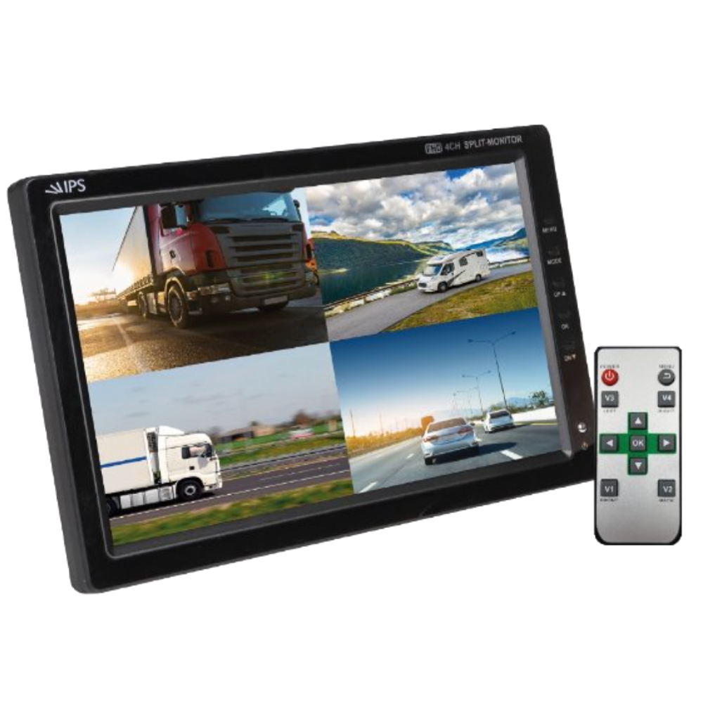 10.1inch automotive grade monitor, 4channels, IPS pannel