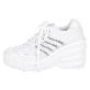 full image Sky Platform Sneakers , Worn by Korean Cheerleaders , K-fashion