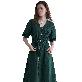 full image Casual Pocket Zip-Up Open Dress