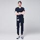 detail image2 Men's-3-Pocket-Scrub-Top-Navy