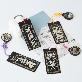 detail image4 Korean Traditional Mother-of-Pearl Ebony Wood Bookmark (Handmade)