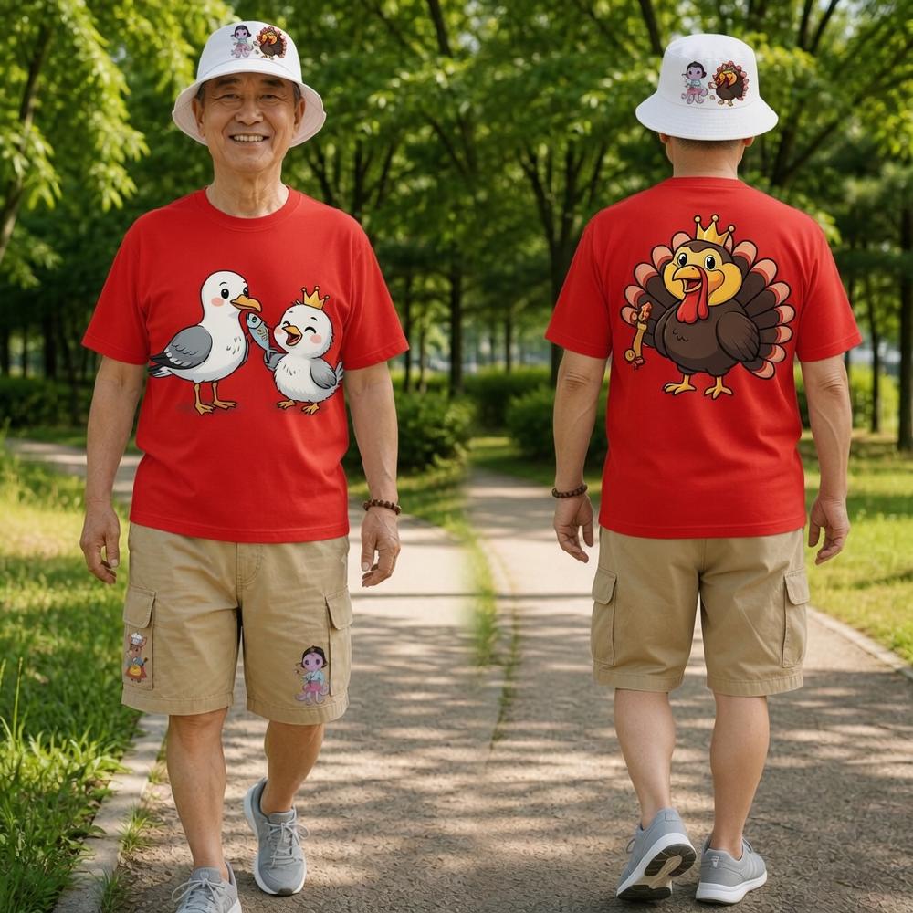 Donkey Mom Character Graphic T-shirt